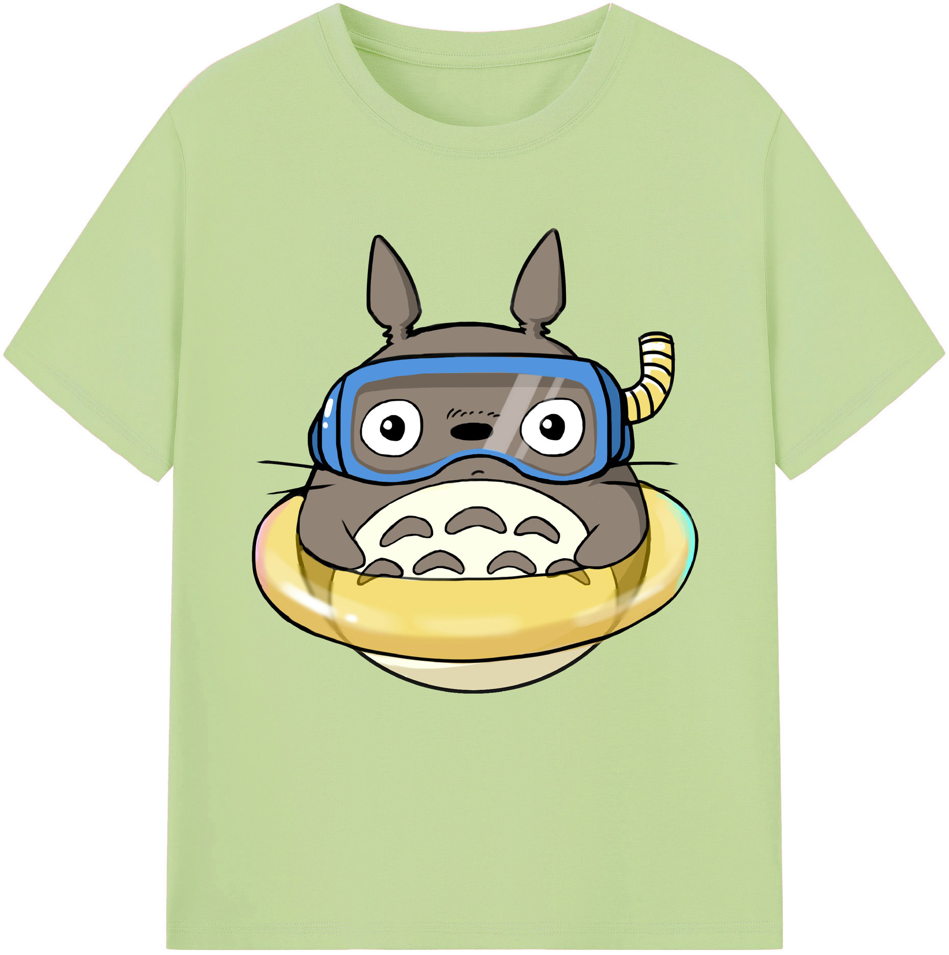 （画像用） となりのトトロ 草壁メイ 草壁サツキ My Neighbor Totoro Satsuki Kusakabe Mei Kusakabe 綿100％半袖Tシャツ（フロントプリント）
